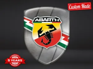 Fiat Abarth Adesivi Decalcomanie Auto su Misura Chic Max Pro Edizione